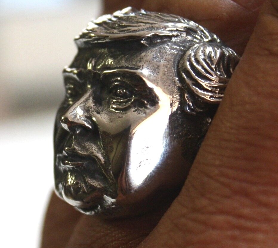 President – Donald Trump Ring, Stainless Steel, Sizes 7 thur 15