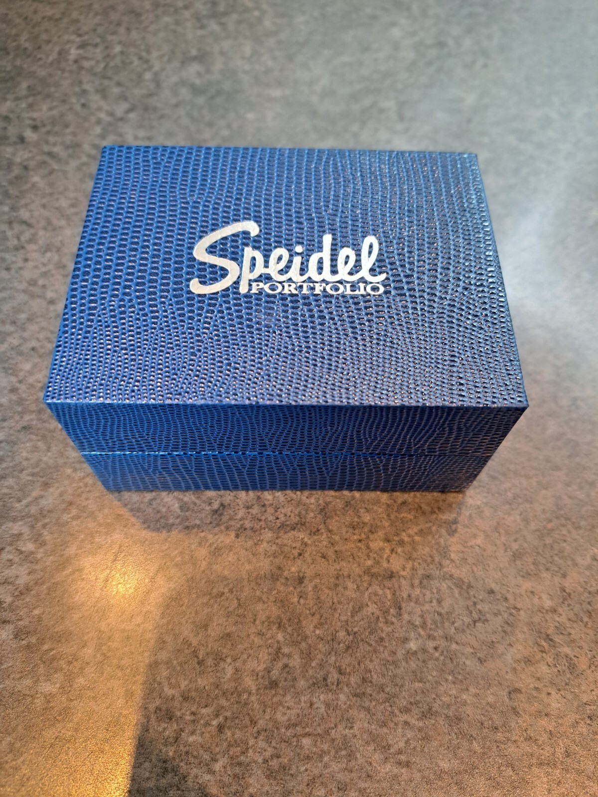 Gold Plated Speidel Portfolio Cufflinks Oval Shaped Premium S. Steel Metal