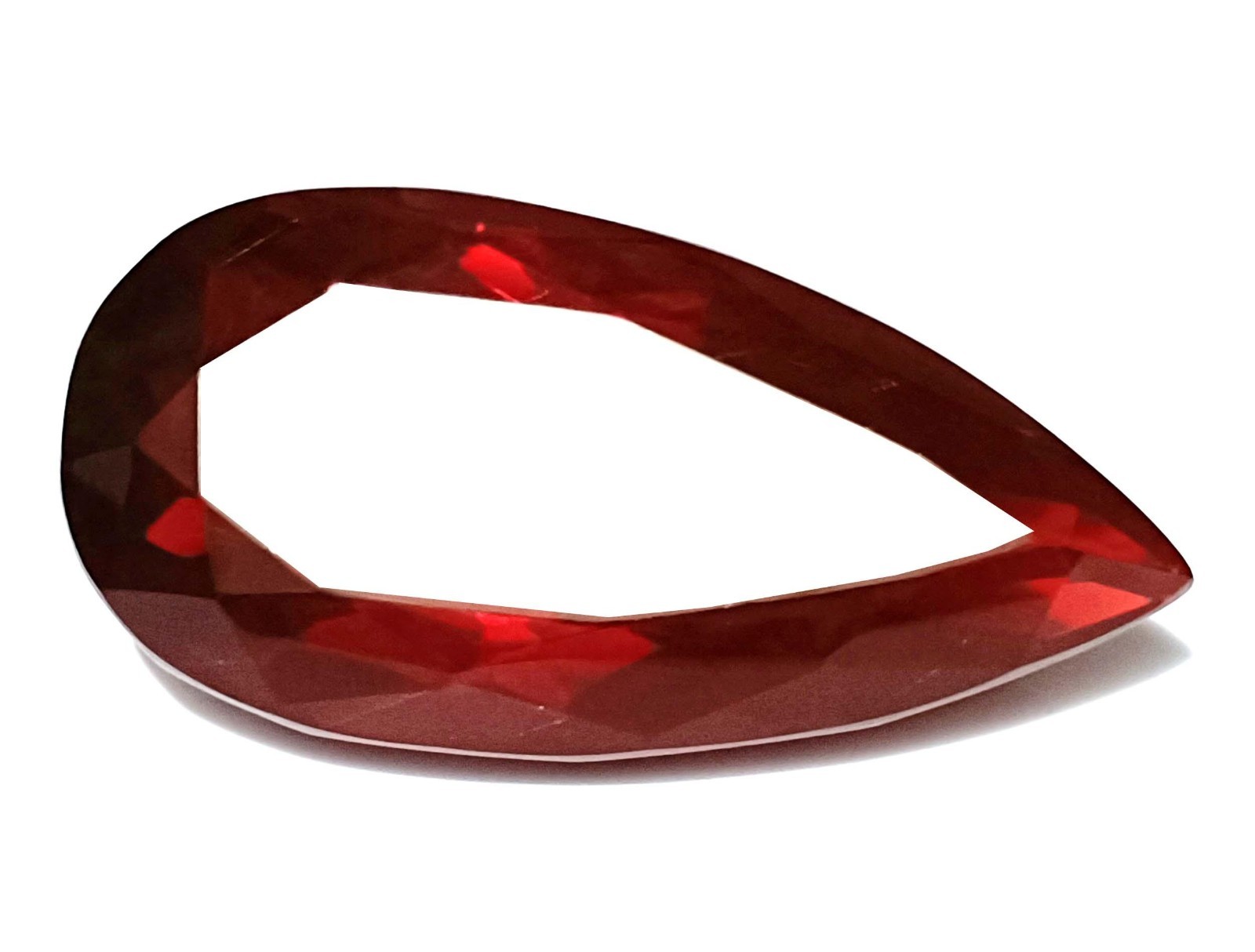 Natural 135.0 Ct Certified Brazilian Red Topaz Pear Cut IGL Loose Gemstone 5JSX