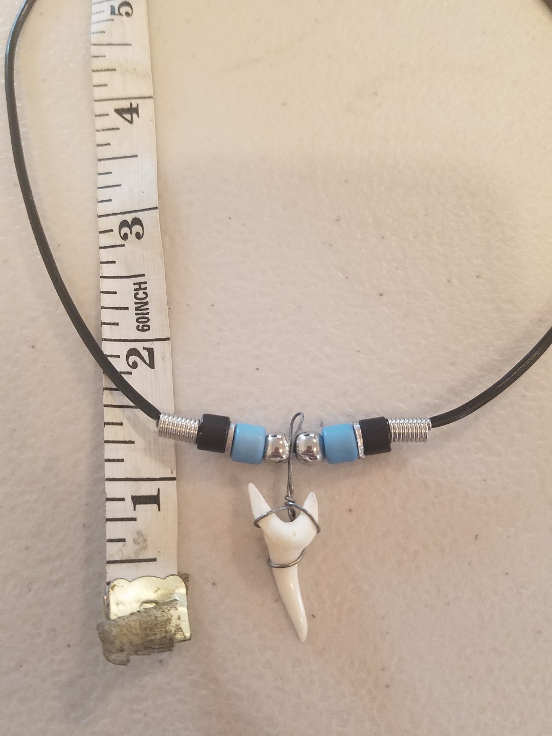 Real Sharks Teeth Necklace Hawaiian Hawaii North Shore Souviner
