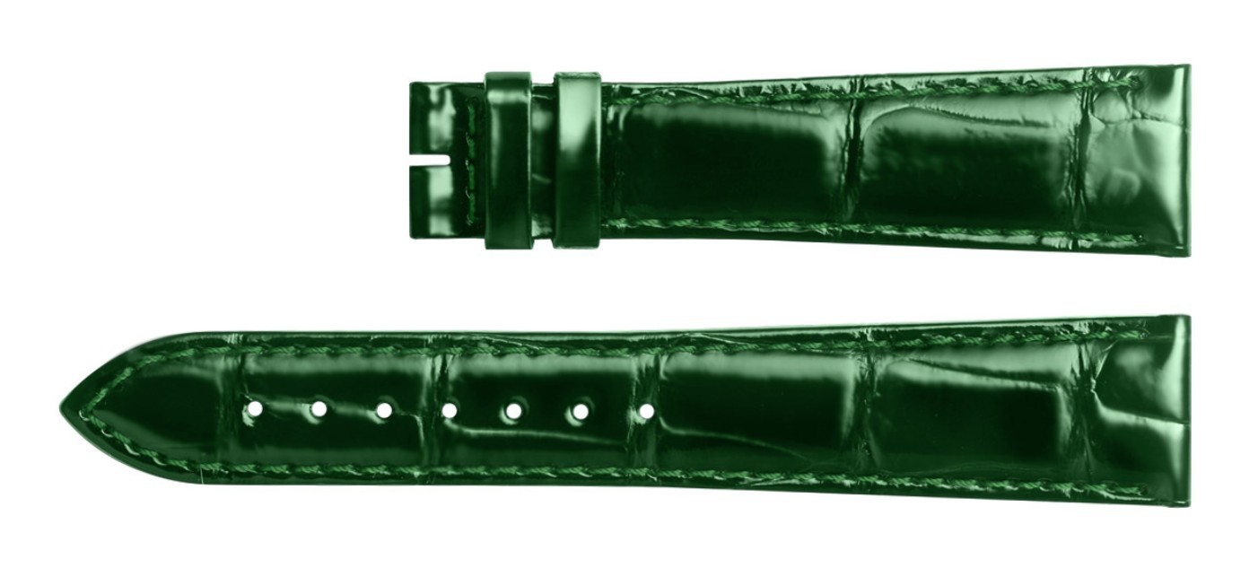 Genuine Longines DolceVita Green Strap without buckle 17mm free shipping
