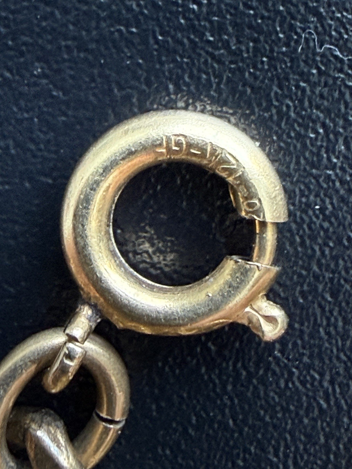 Vintage 1/20 12k GF Bracelet 7″ Classic Beautiful Chain Link Charm Bracelet