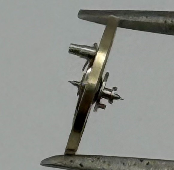 ST 69-21 Balance Wheel Complete And Spring 6¾x8’’’ 5154 Watch Movement Parts NOS