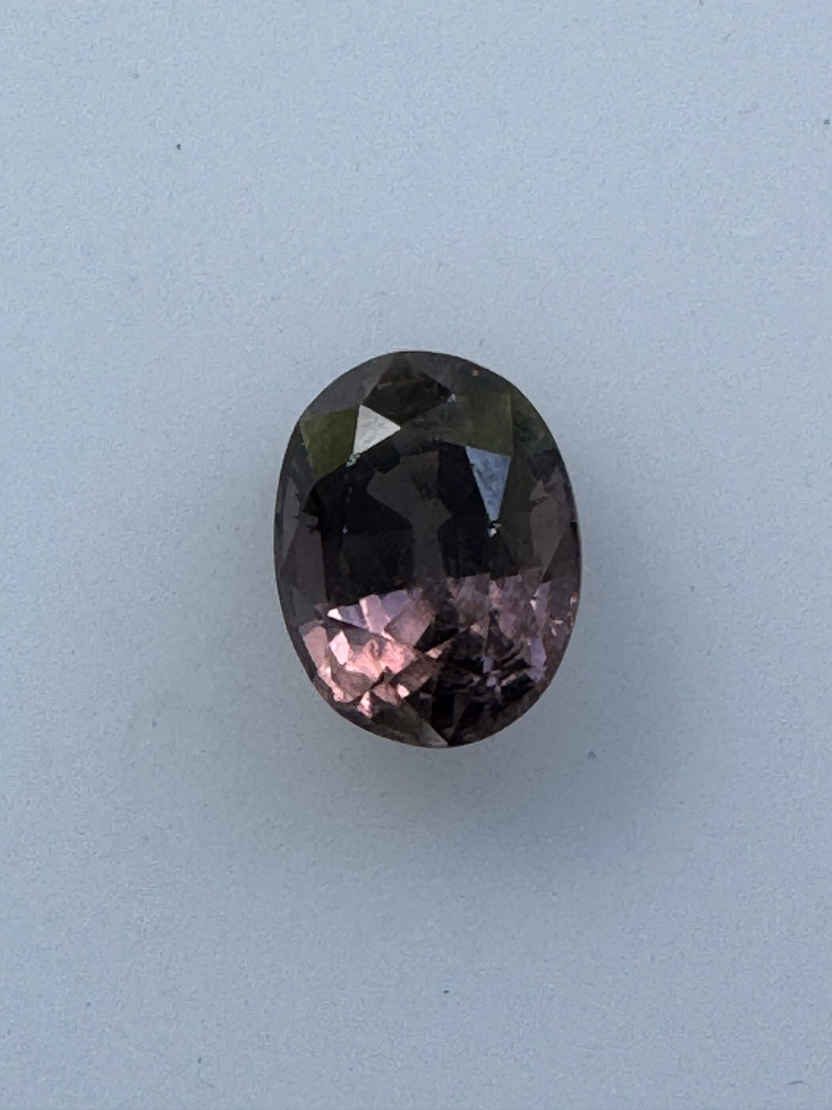 SPINEL. Dark Rose Pink, 7 x 5.4 mm Oval, Clean. 1.31 Carats.