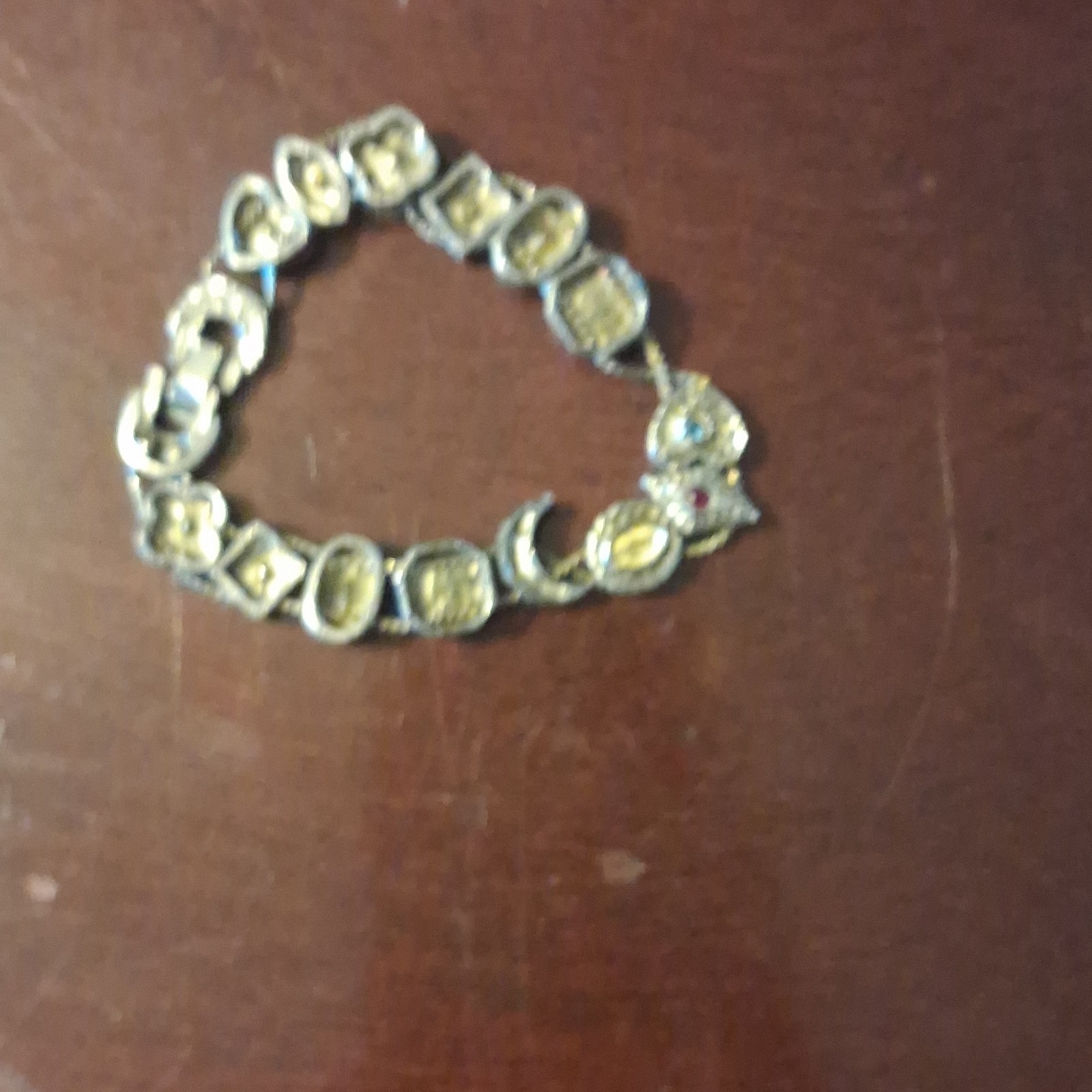 Silver-Tone Link Chain Bracelet, Chain & Link Style, Box Clasp Closure