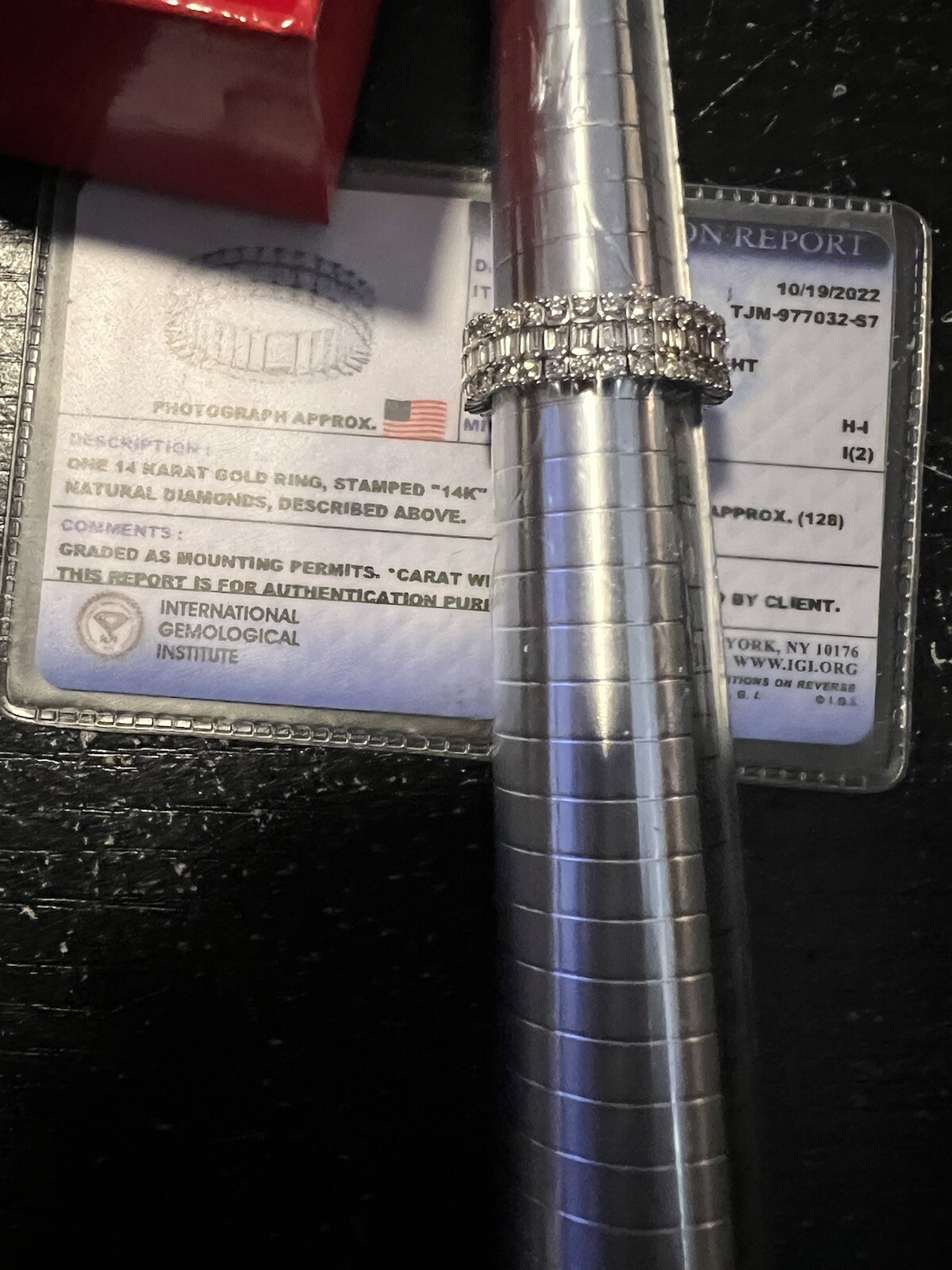 Approx.2.00 Carat Natural Diamond Stretchable Eternity Band Ring 14K White Gold