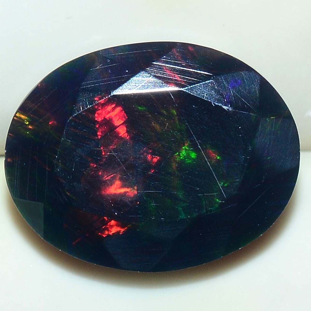 4.50 Cts Natural Ethiopian Black Opal 14mmx11mm Oval Cut Huge Loose Gemstone