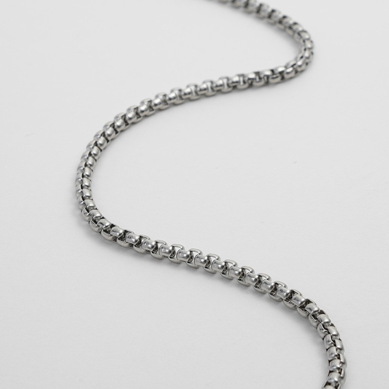 Gold Filled Twisted Rope Chain18K Plated Stainless Steel Jewelry Necklace Access