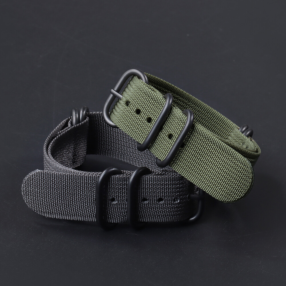 18mm 20mm 22mm 24mm Multiple Colour Military Nylon Watch Strap Band for Unisex