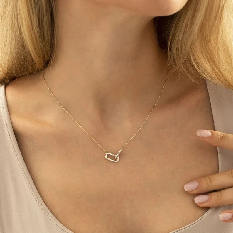 Beautiful Openable Pendant Round Cut Simulated Diamond In 14k Yellow Gold Plated