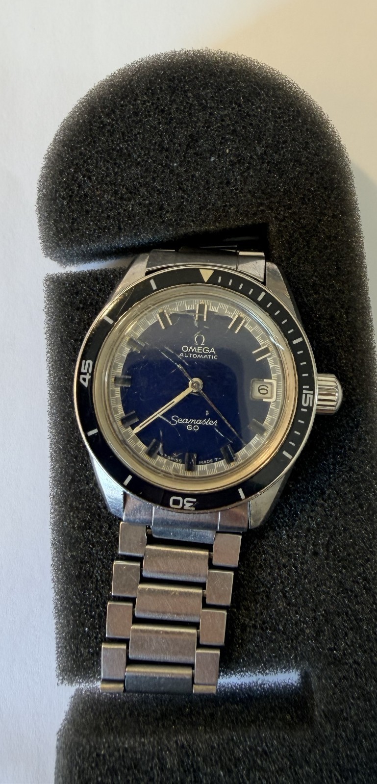 Omega 166.062 Seamaster 60 Big Crown (ideal for restoration) 37mm ~1969