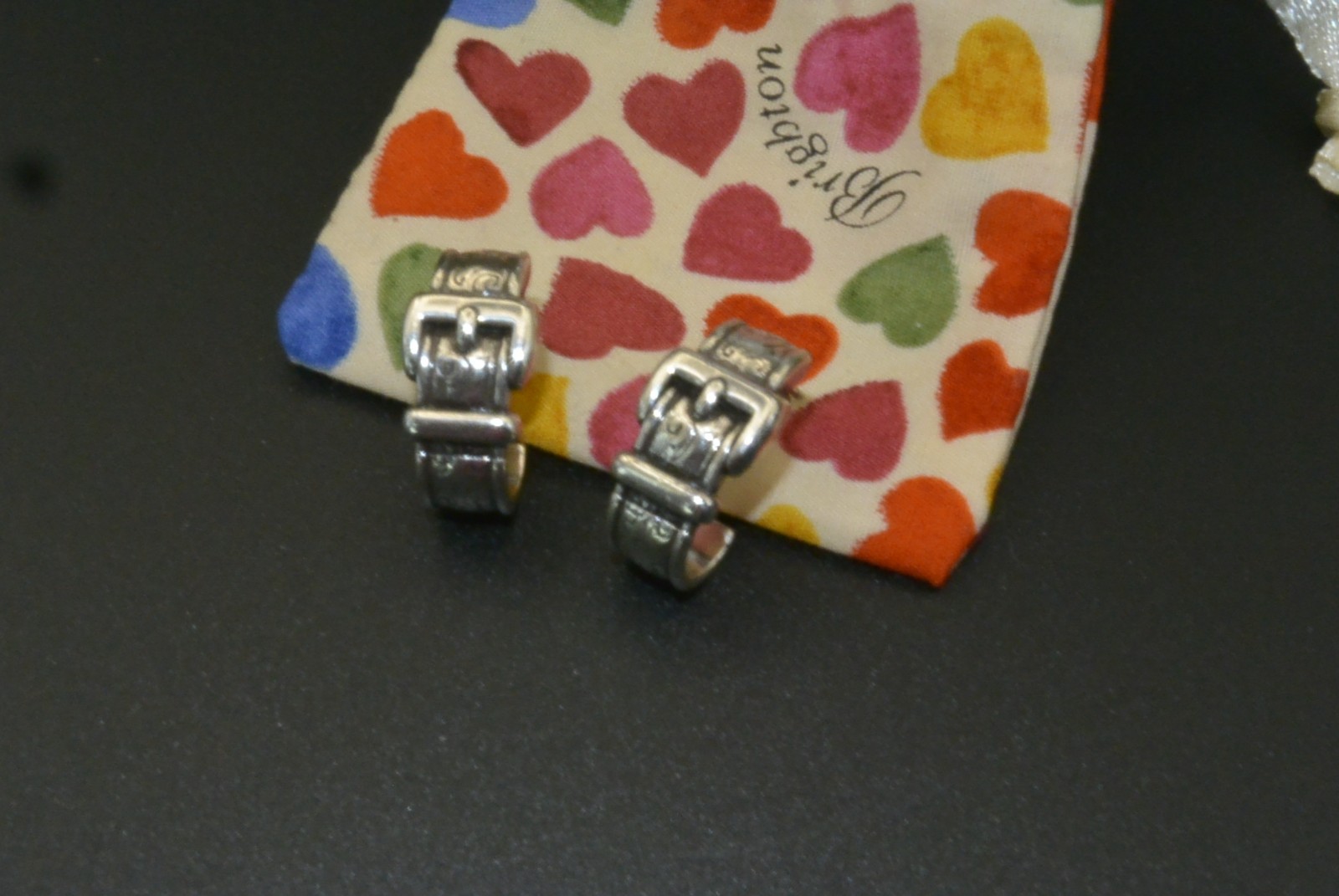 Brighton Belt Buckle Earrings