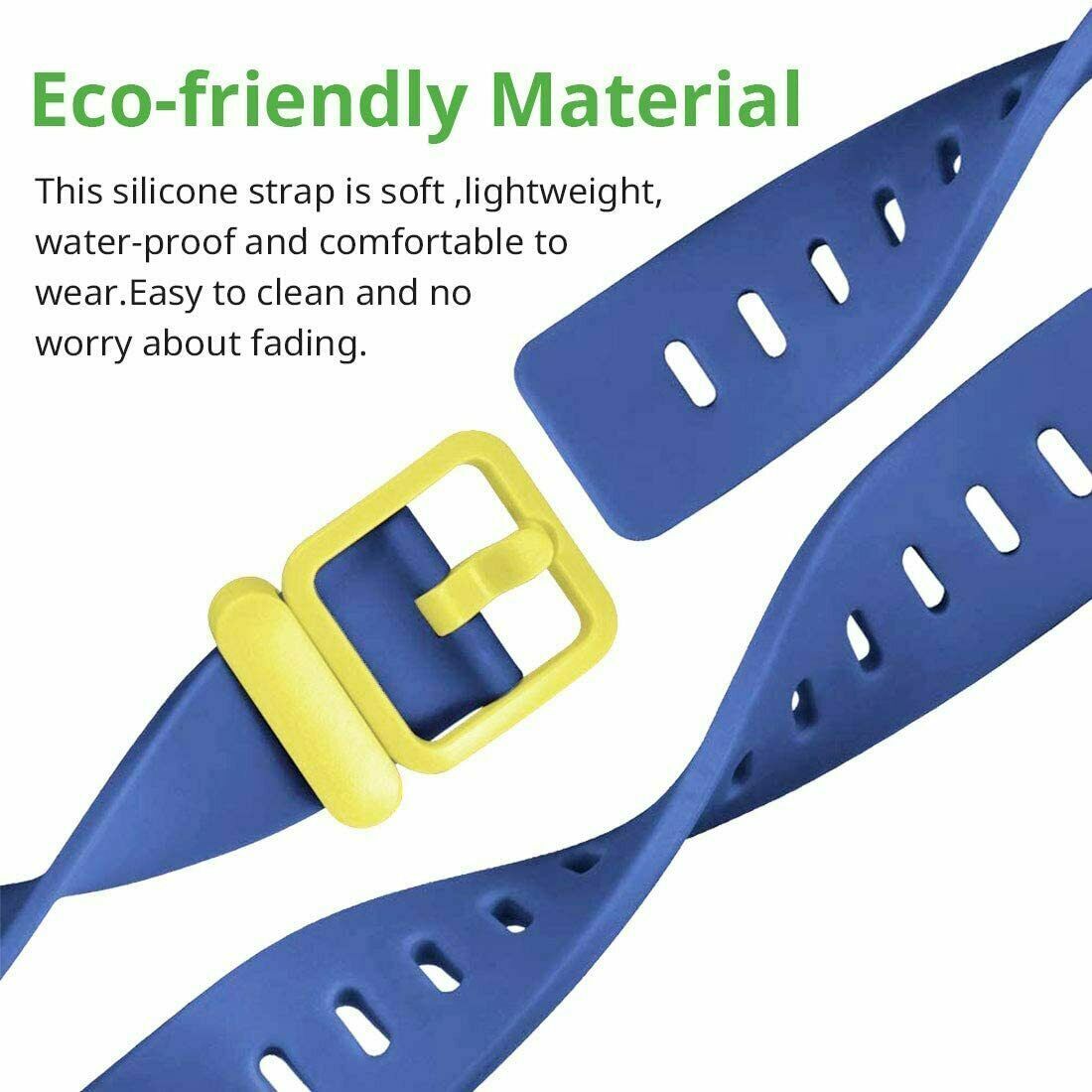 Sports Silicone Watch Band Strap with Case/Cover For Fitbit inspire 2 / ace 3