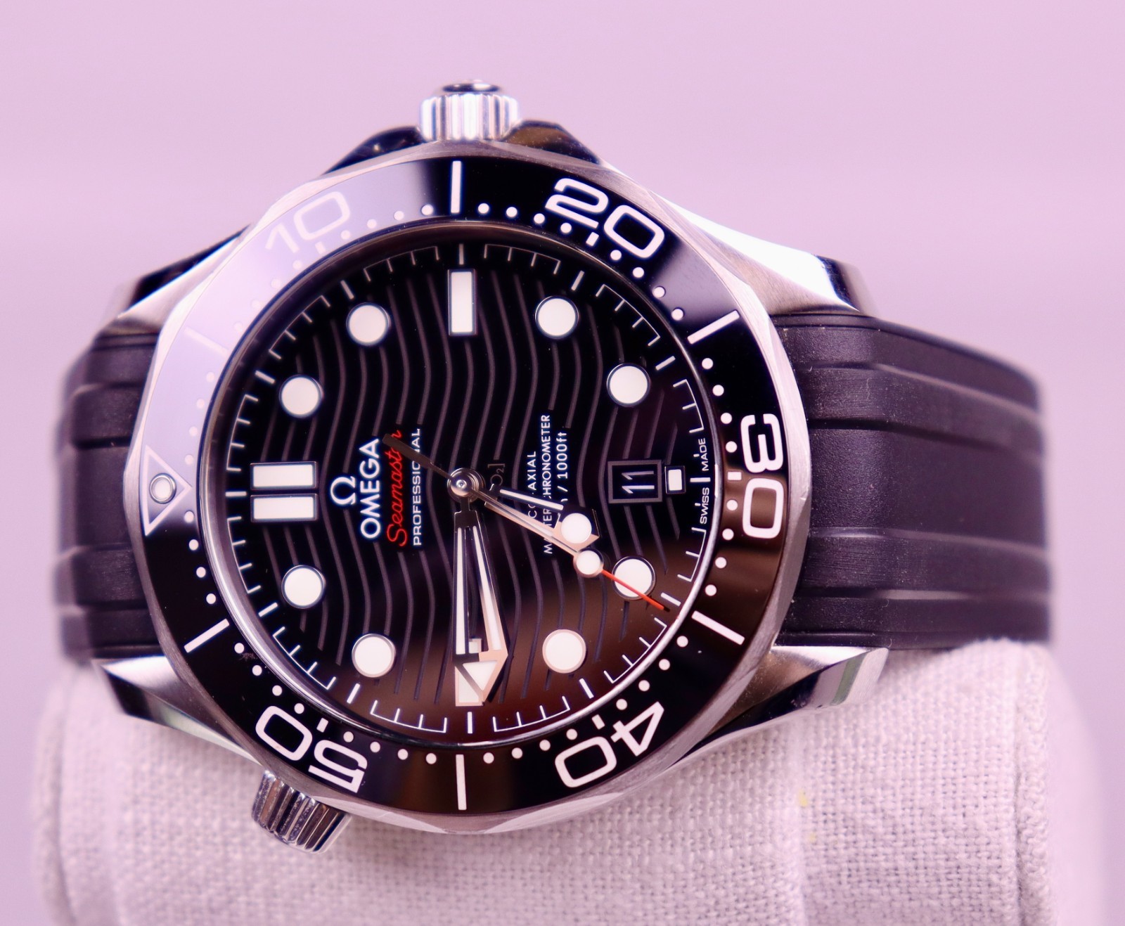 Omega Seamaster Professional 300 Rubber (Black) Ref. 210.32.42.20.01 Case #553