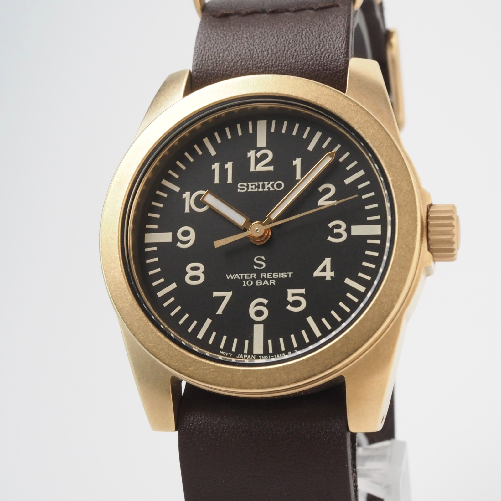 SEIKO SUS NANO Universe Limited Edition SCXP174/7N01-0KS0 Quartz Gold Box