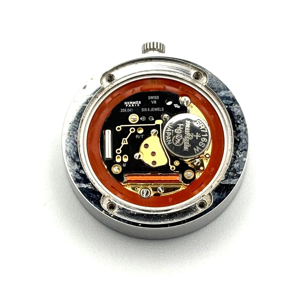 [B1P] HERMES Pass Pass PP1.410 Shell Logo Quartz Watch [x6n]