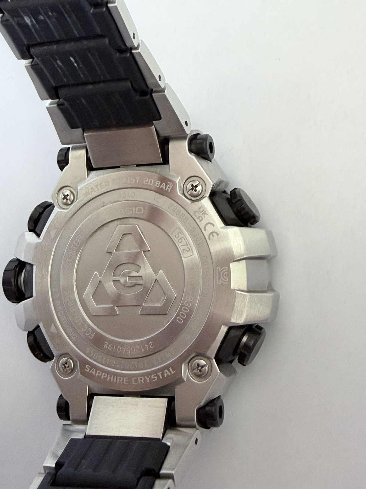 CASIO G-SHOCK MTG-B3000D-1AJF Silver Bluetooth Solar Men’s Watch New in Box