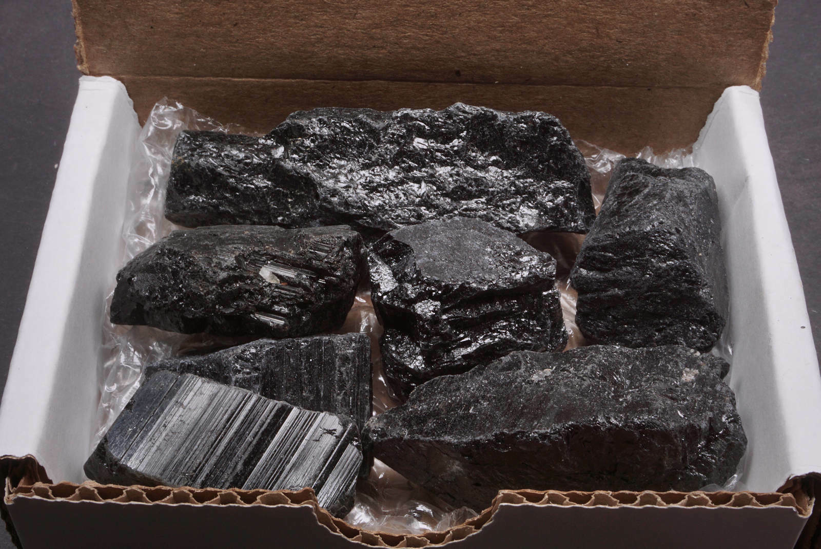 Tourmaline Crystals 9 OZ Natural Black Schorl Crystal Specimens Gemstones