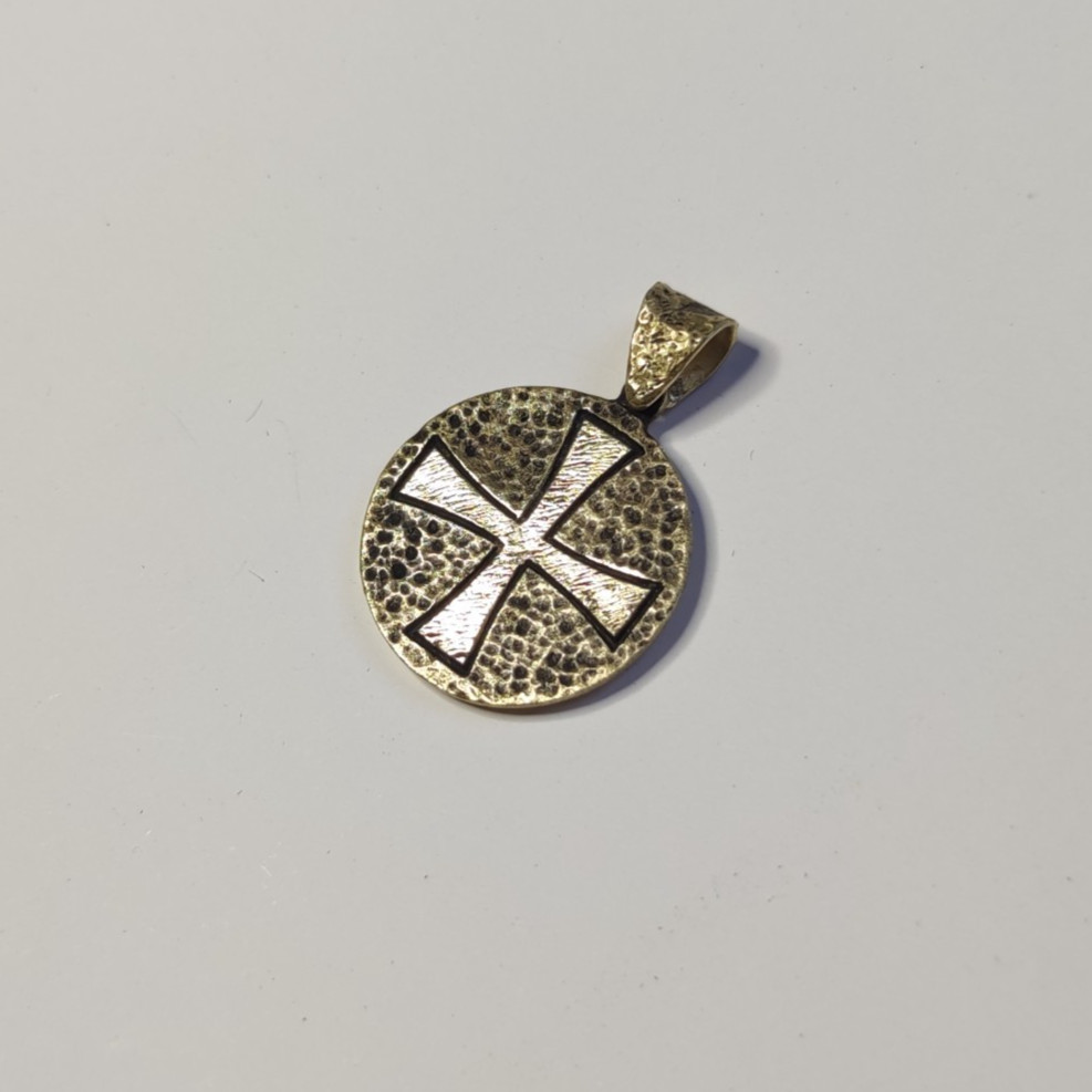 Gothic Cross Pendant Handmade Men Jewelry Birthday Gift