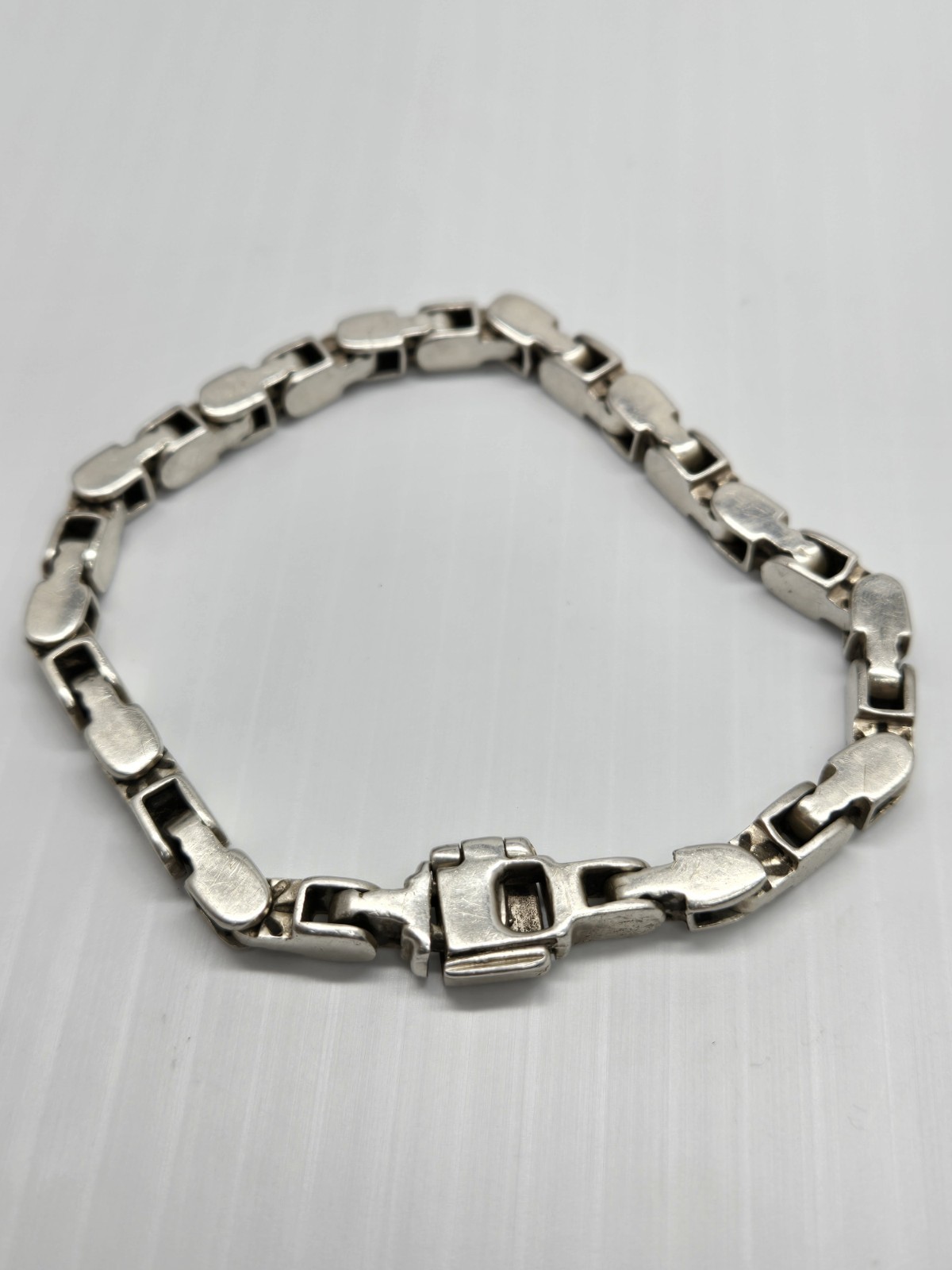 Sterling Silver Mens Heavy Link Bracelet | .925 | 9″ | 44.6 Grams | 5.7mm