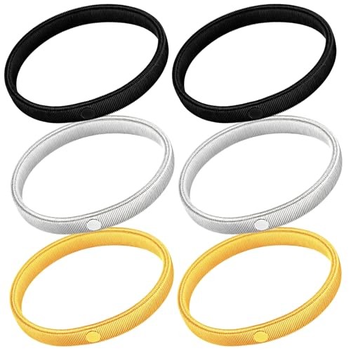 Larrel 6PCS Sleeve Garters for Women and Men, Anti-Slip Sleeve Holders, Metal