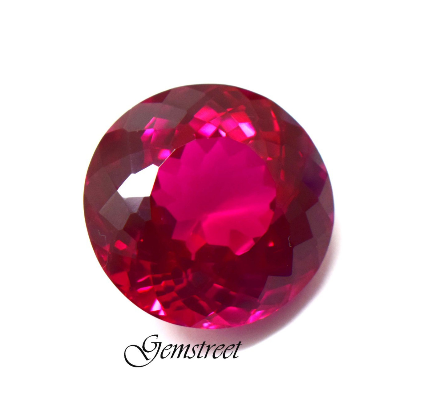 40.85 Ct Natural Pink Spinel Round Cut Certified Loose Gemstone Myanmar Origin