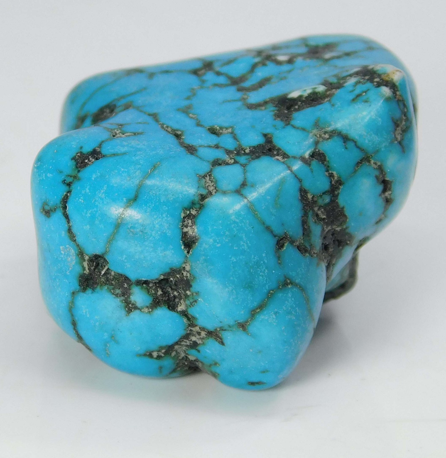 Turquoise 47 Ct Blue Natural Rough Slab CERTIFIED Uncut Rough Loose Gemstone