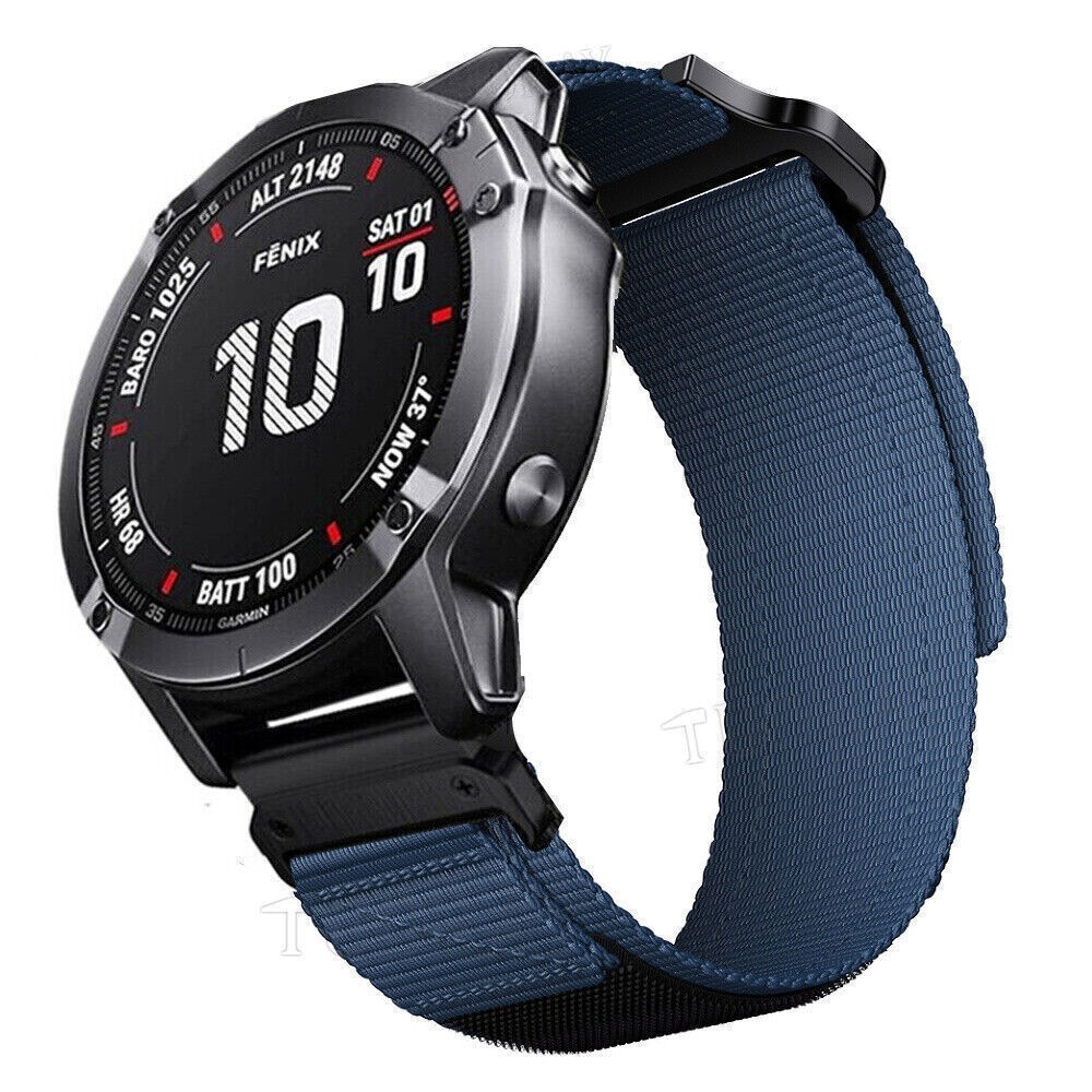 Wristband Nylon Band Strap for Garmin Fenix 8 7 7X 6 6X Pro 3 5 5X Plus Epix 965