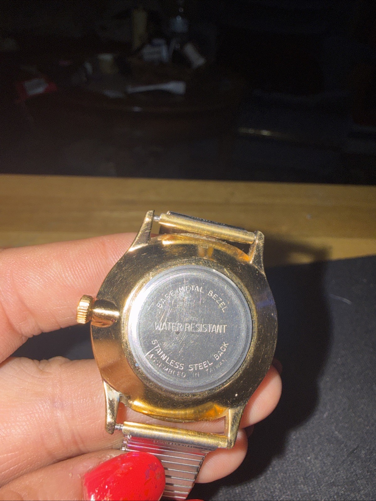 Vintage Timex Quartz Water Resistant Stainless Steel Metal Bezel Tested Read