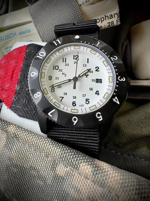 MWC P656 2025 PVD Automatic Tactical Watch with GTLS Tritium & Sapphire Crystal