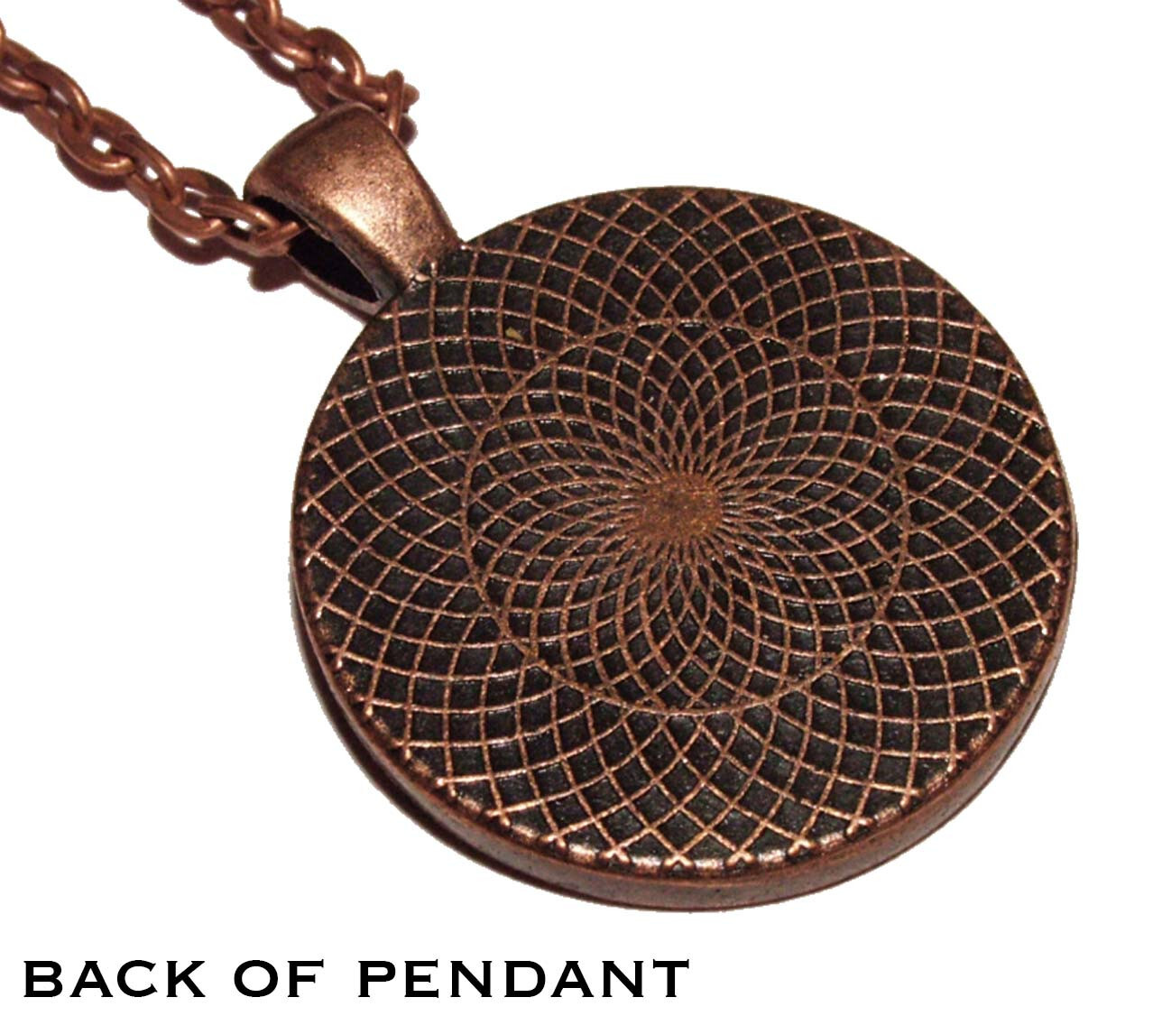Lucky Koi Fish Asian Japanese – Handmade Pendant Necklace ANTIQUE COPPER
