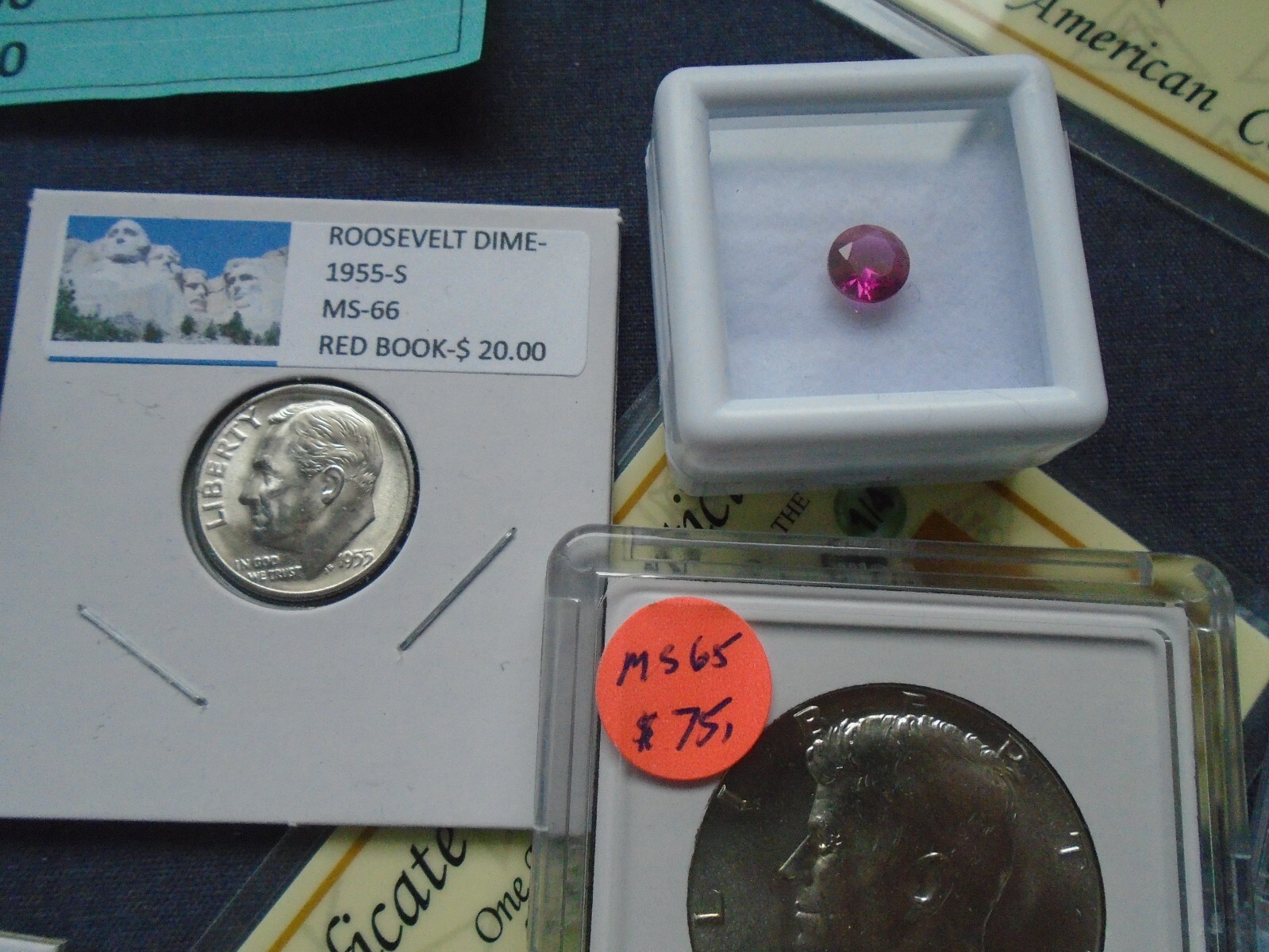 Estate lot Sale US Coins ~ SILVER~GOLD, COINS,RUBIES- 5 PC. LOTS-INVEST NOW