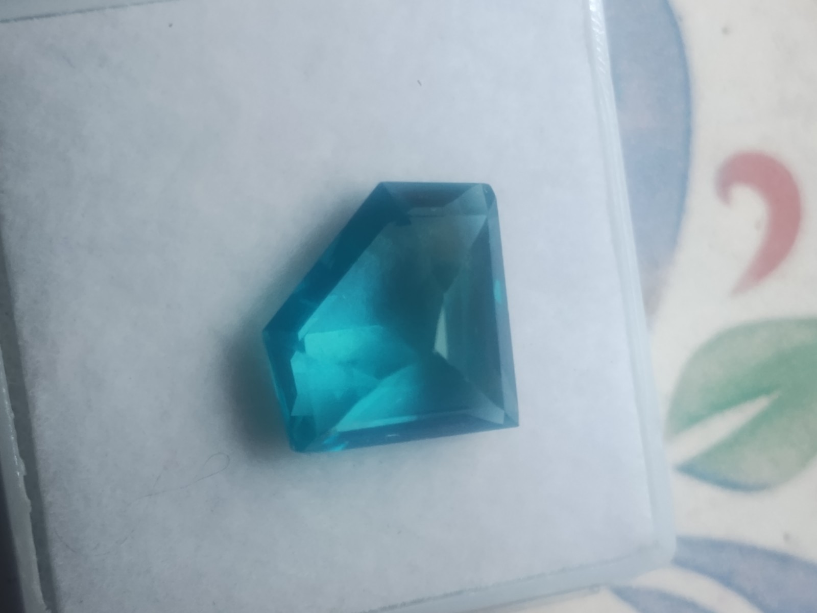 5.85ct Serendibite Green Bluish Unheated AGL Certified Fancy 10.5×12.5×5.7mm
