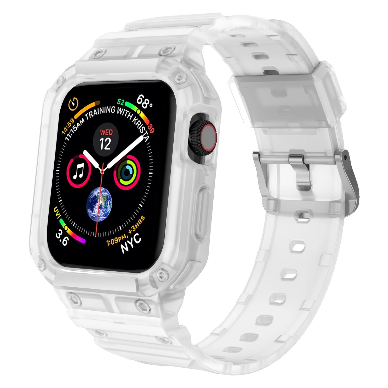 Rugged Apple Watch Band Bumper Case Cover Strap Iwatch SE 9 8 7 6 5 4 3 2