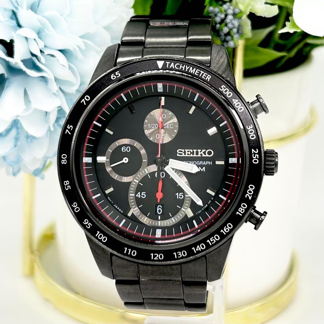 SEIKO Chronograph 7T92-0NX0 Quartz Watch