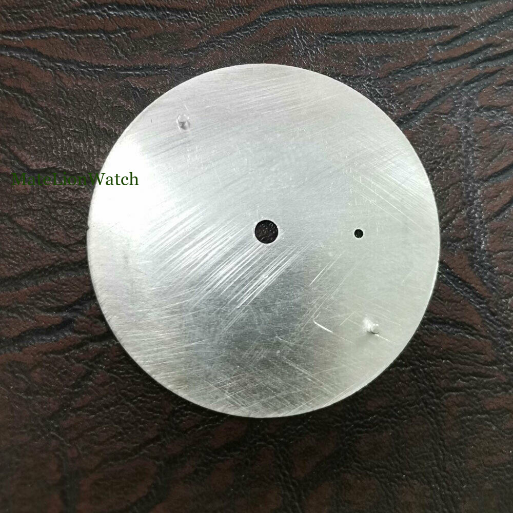 Fit For ETA6497 6498 ST3600 3620 39mm Gray Watch Dial+Hands Green Luminous