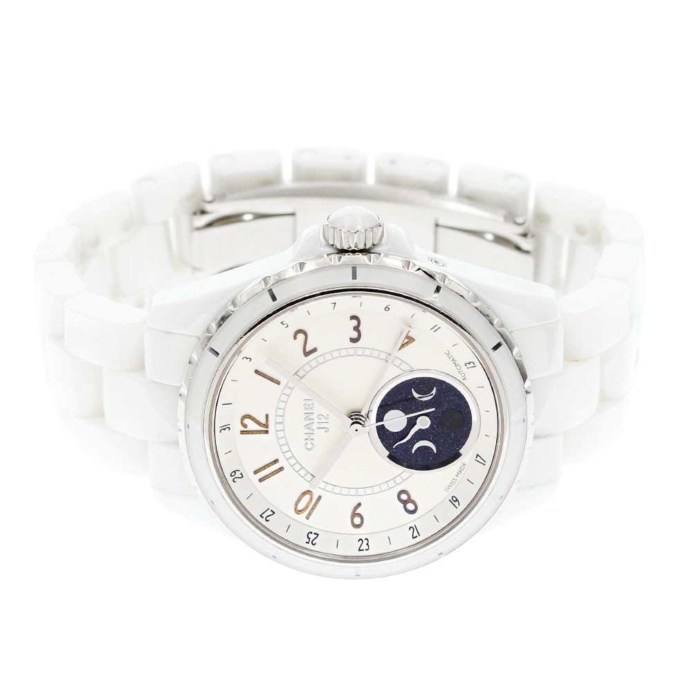 CHANEL J12 Fars de Lune H3404 Moon phase white Dial Automatic Men’s Watch_845940