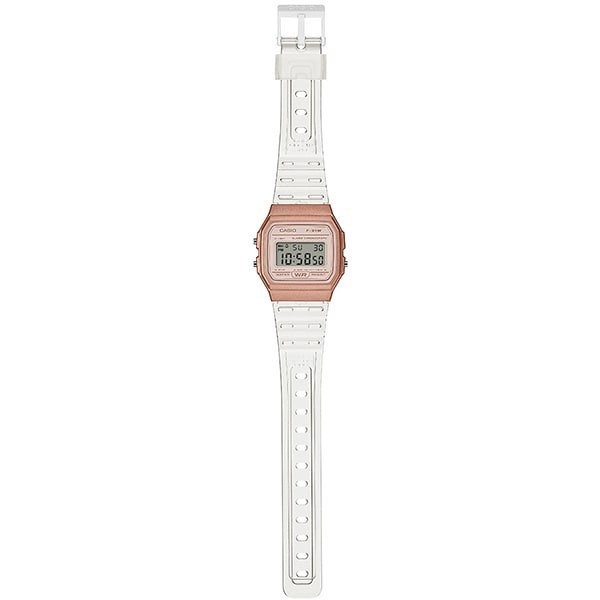 Casio F-91WS-7A3JF Retro Digital Watch Transparent Band JDM NEW JAPAN