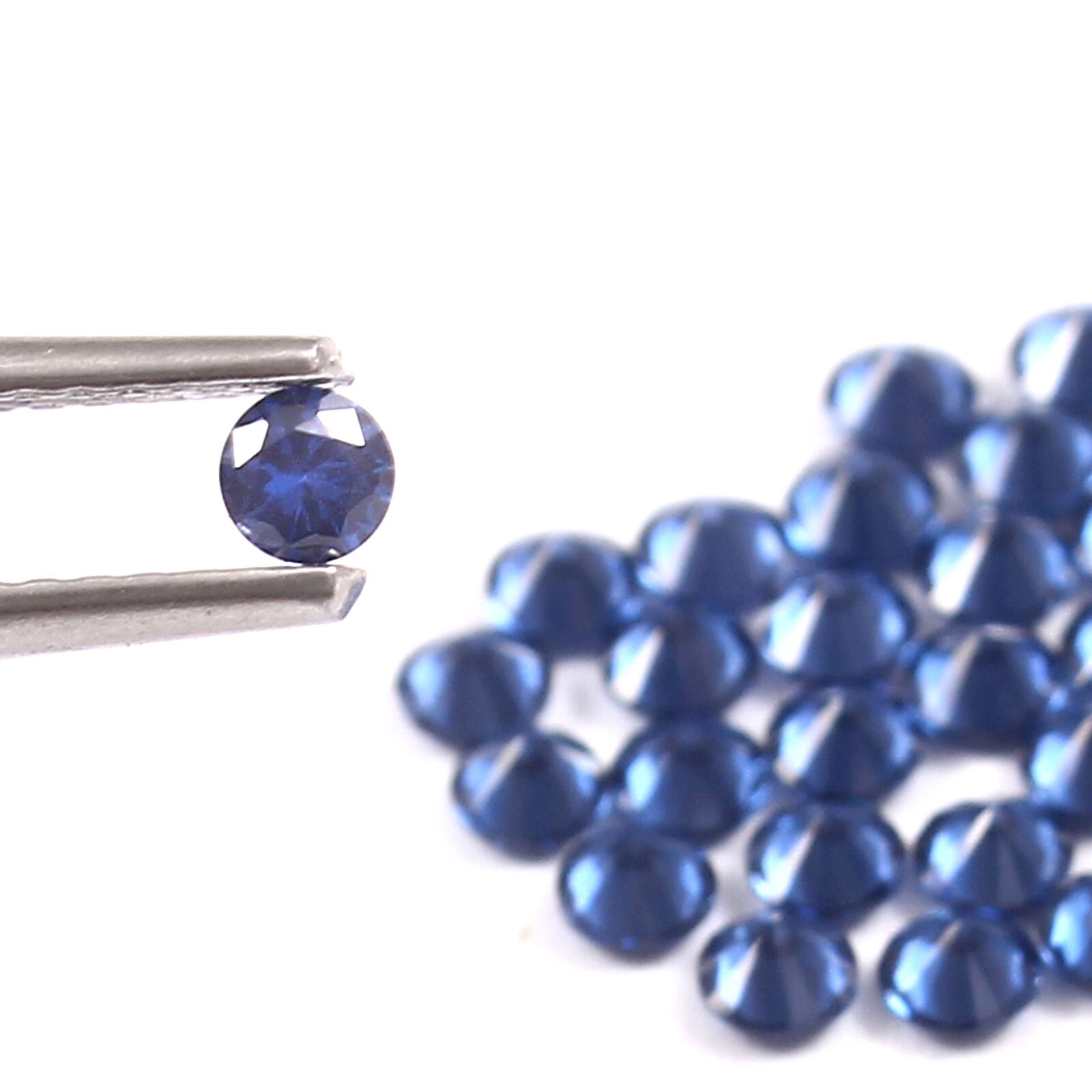 AAA 2.50 MM Natural Ceylon Blue Spinel Round Cut Loose Gemstone Lot – 10 Piecs