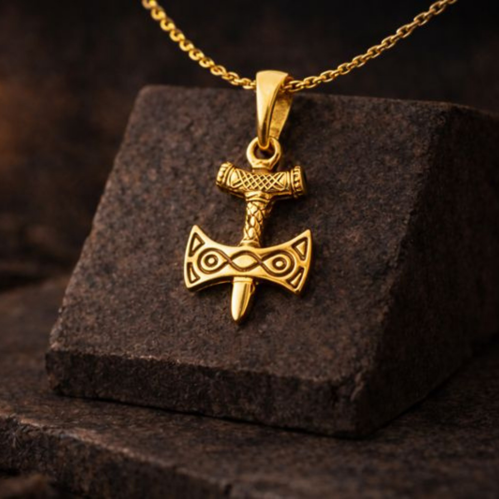 Sterling Silver Amulet of Talos Necklace, Video Game Jewelry, Fantasy Pendant