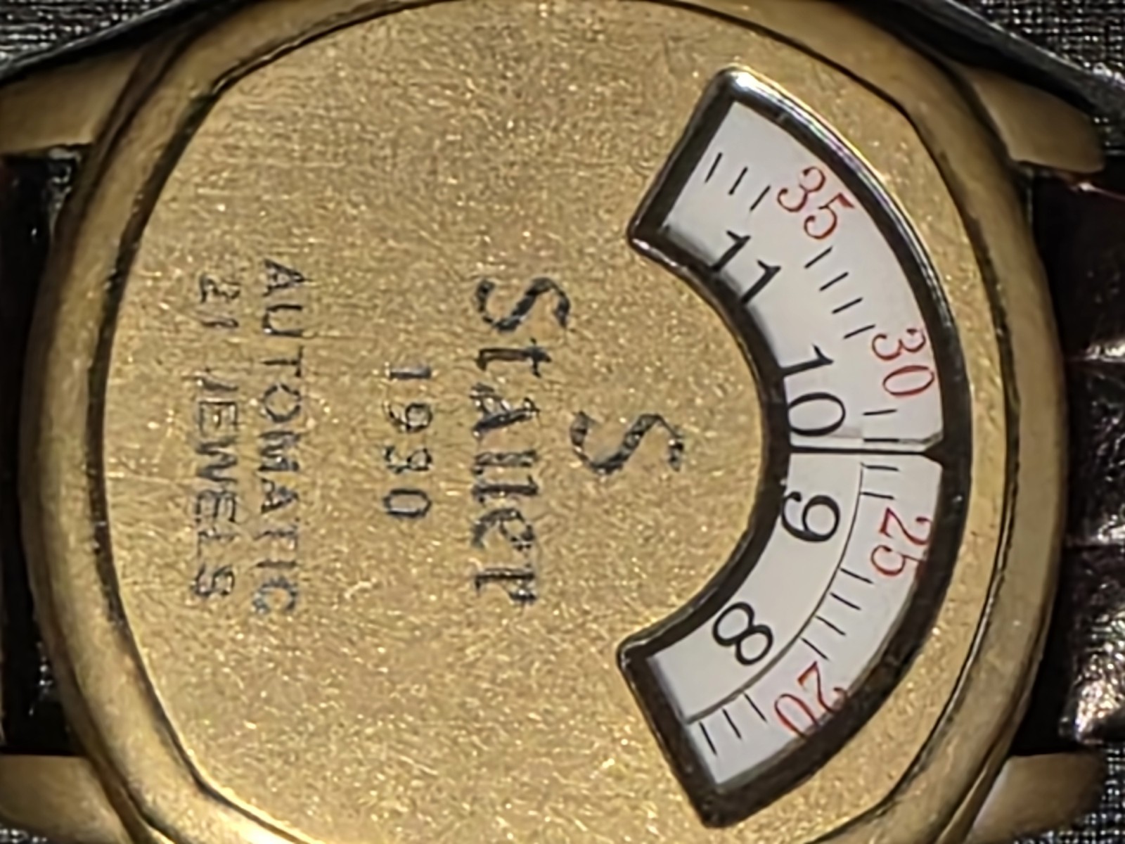 STAUER 1930 GOLD DASHTRONIC AUTOMATIC WATCH – BRAND NEW!