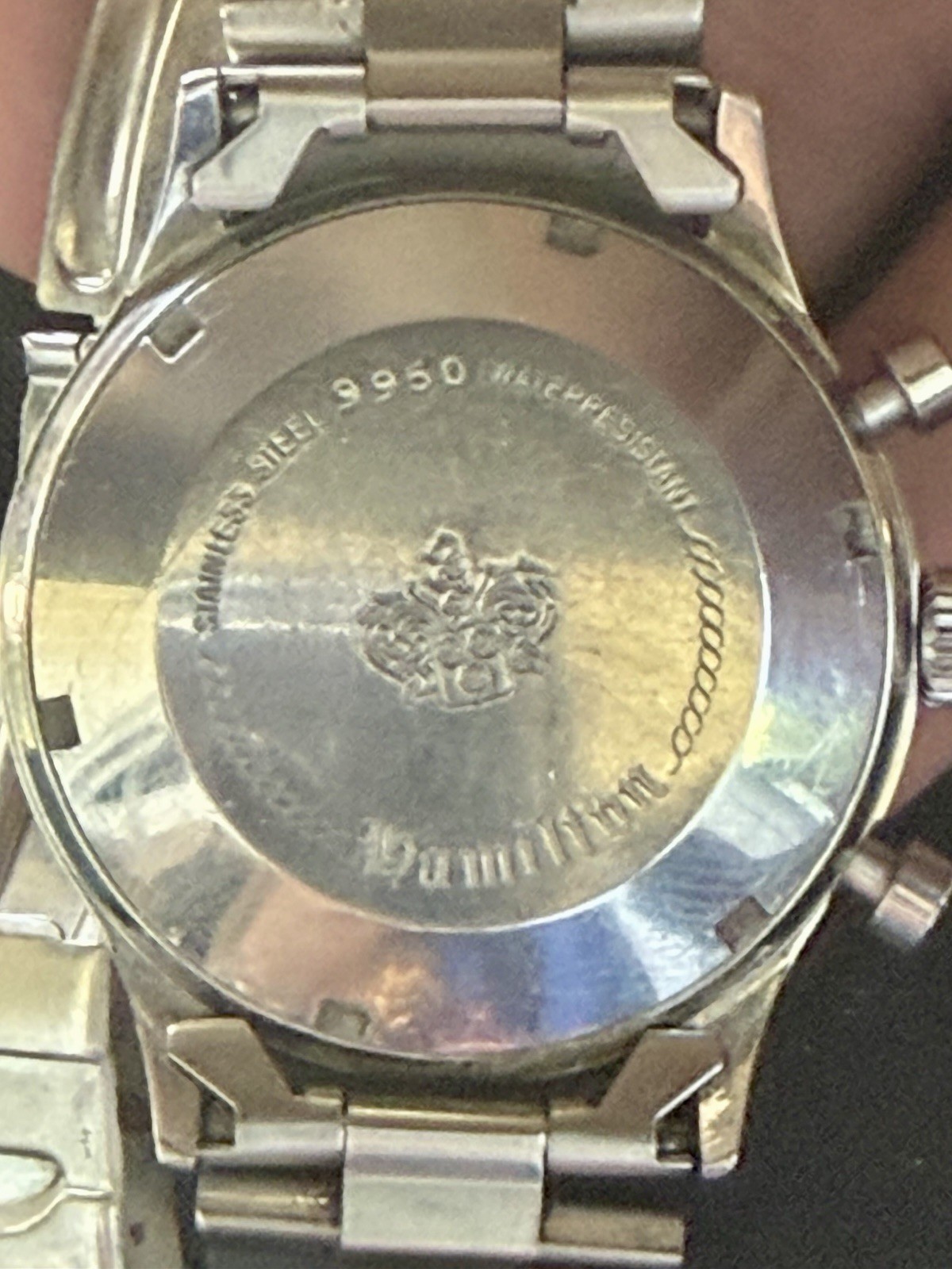 Vintage Hamilton 9960 Series Automatic Chronograph Valjoux 7750 Movement.