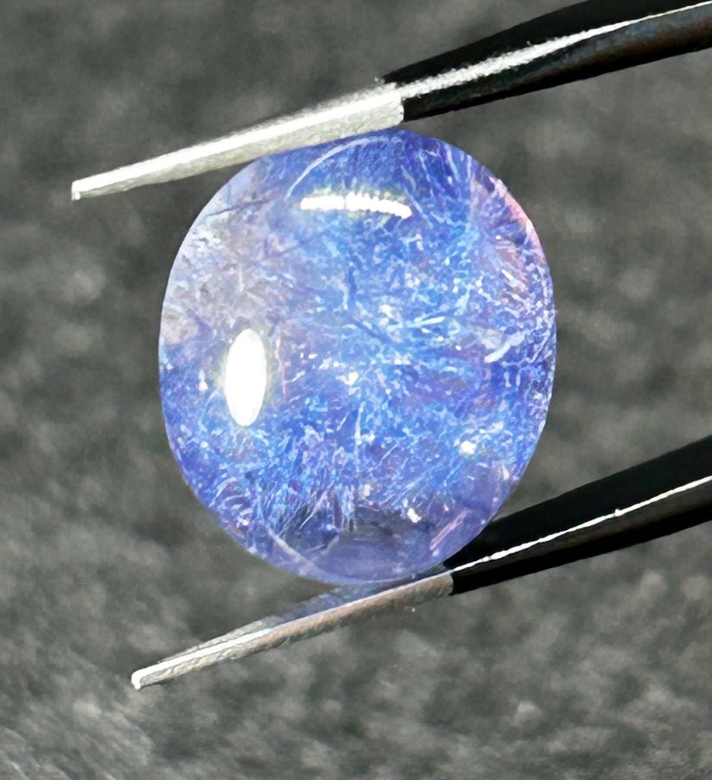 LPDS-1 Dumortierite in Quartz blue 6.40ct 12x10x7mm rough dumo