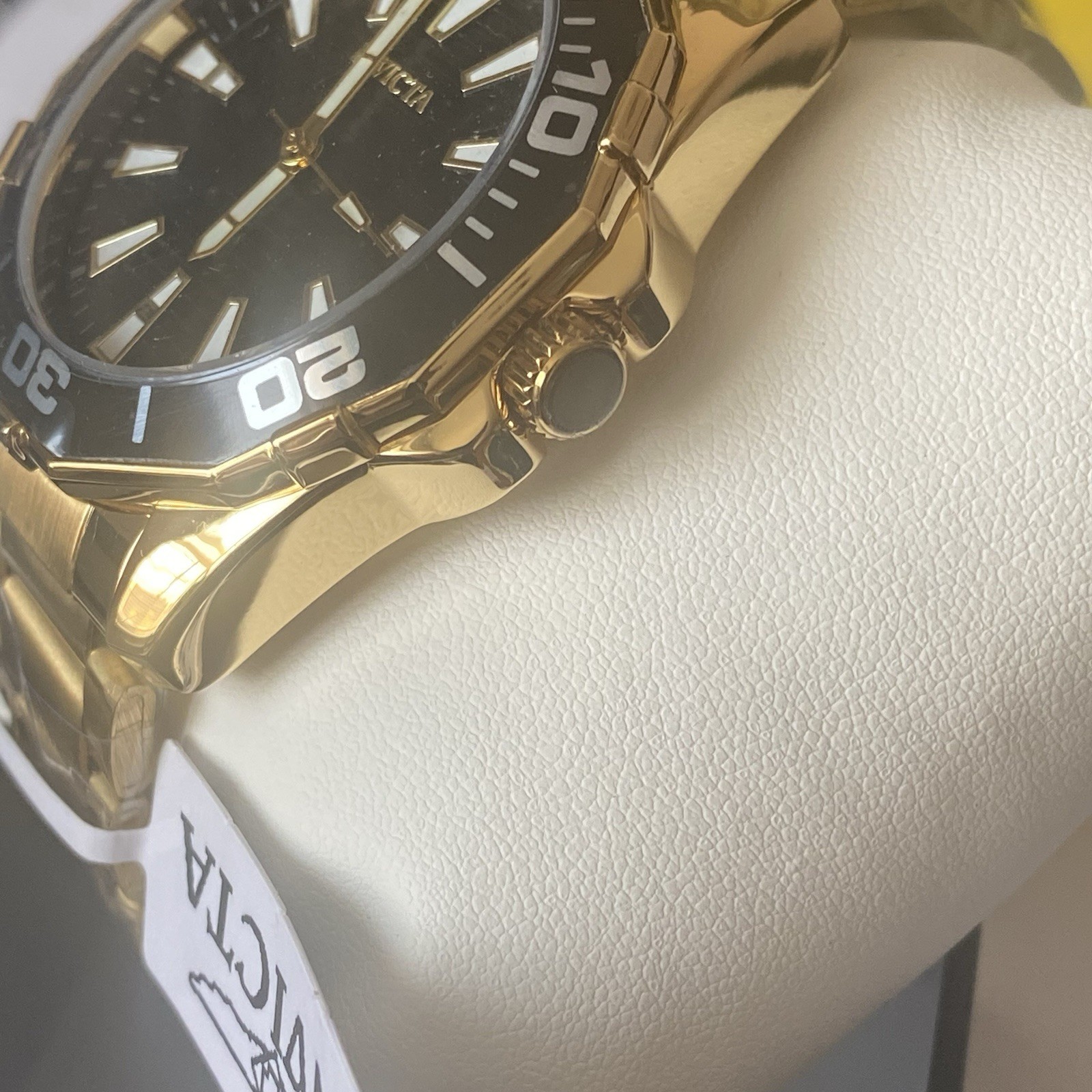 Brand New Invicta Pro Diver Meridian Men’s Quartz Watch 46mm (69236) Black Gold