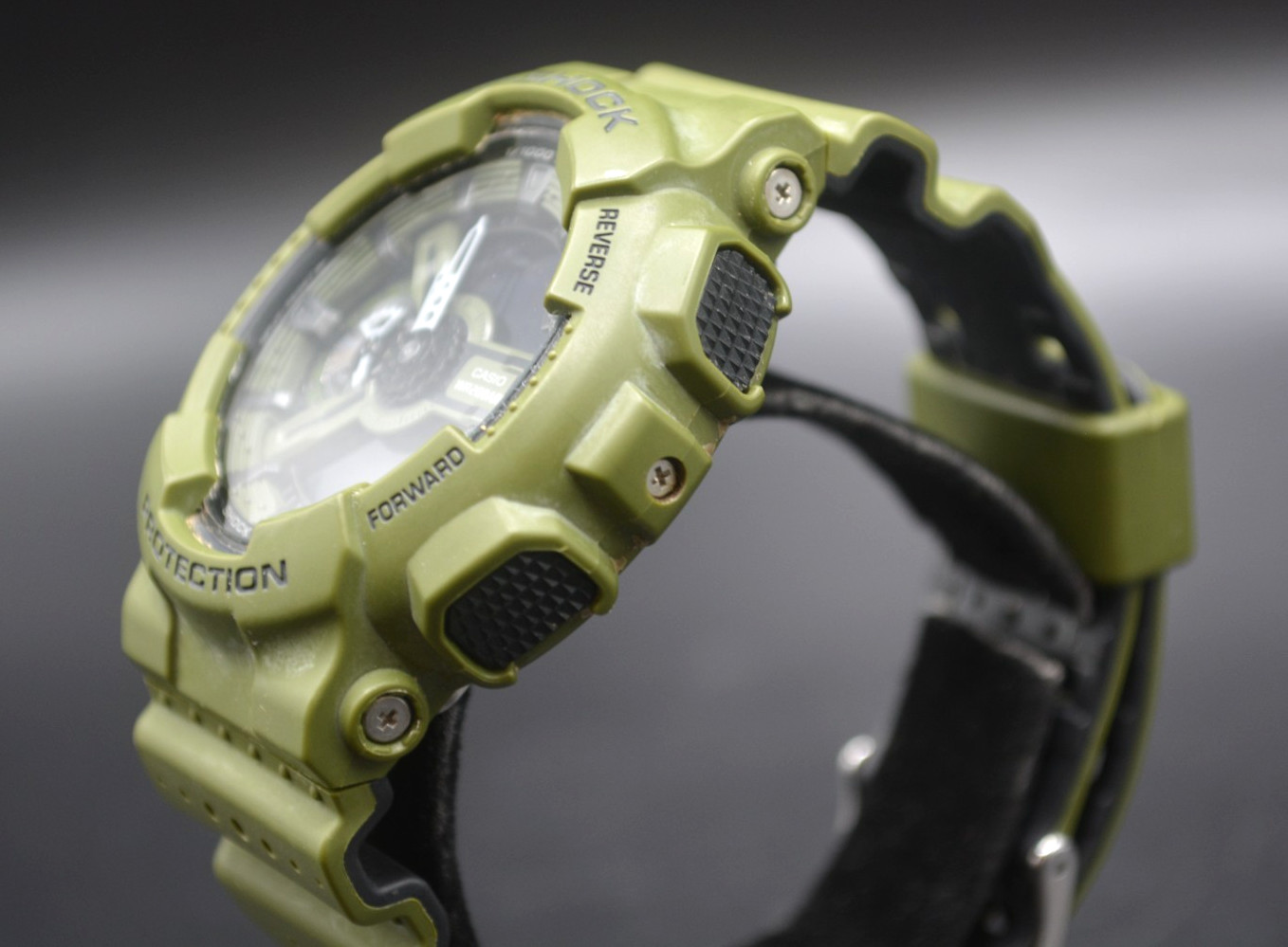 Casio G-Shock 50mm Men’s Green Watch GA-110LP *Pre-owned* FREE SHIPPING