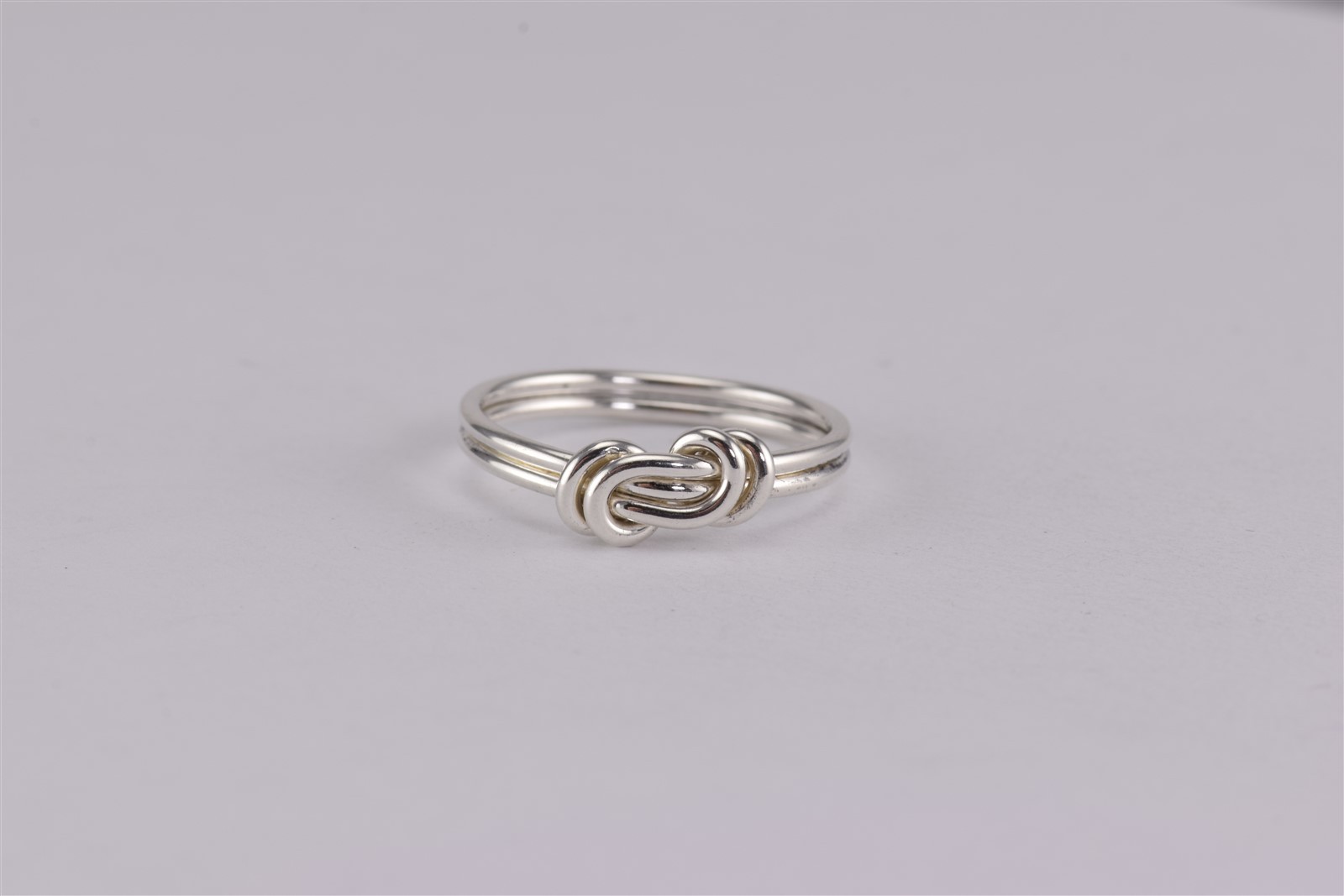 Sterling Silver Double Wrapped Down Around & Over Band Ring 925 Sz: 8