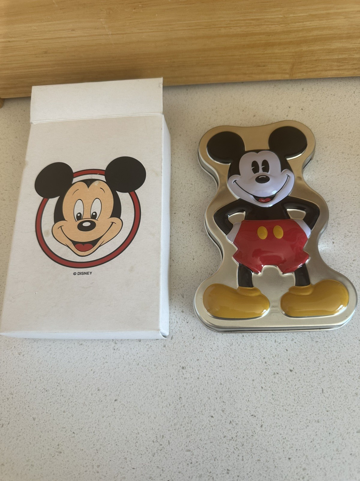 Vintage 1990s Disney Time Works Micke Mouse Watch Set BNIB leather strap