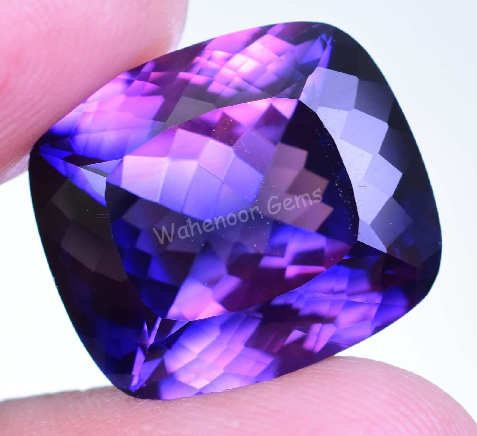 Natural 23.00 Ct Boysenberry Sapphire AGL Certified Fabulous Loose Gemstone