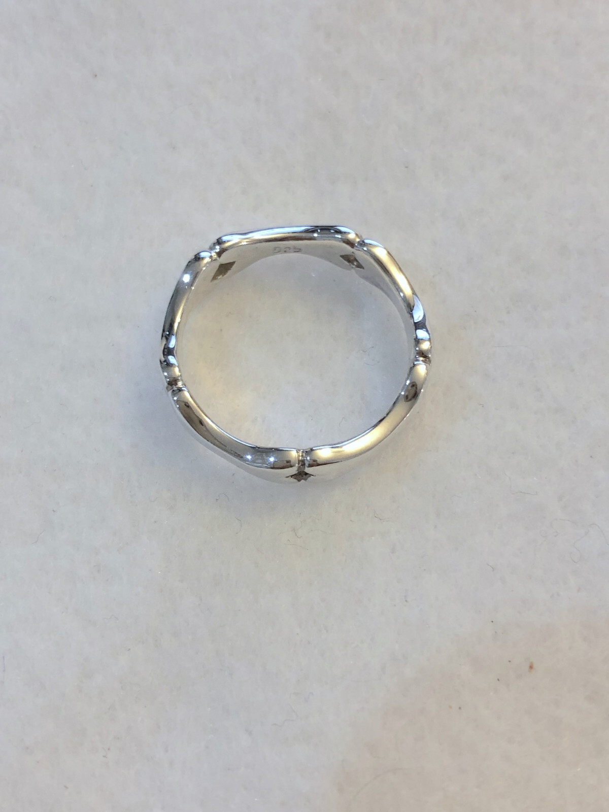 Wildthings Sterling Silver Dog Bone Ring Sizes 5-6-7-8-9