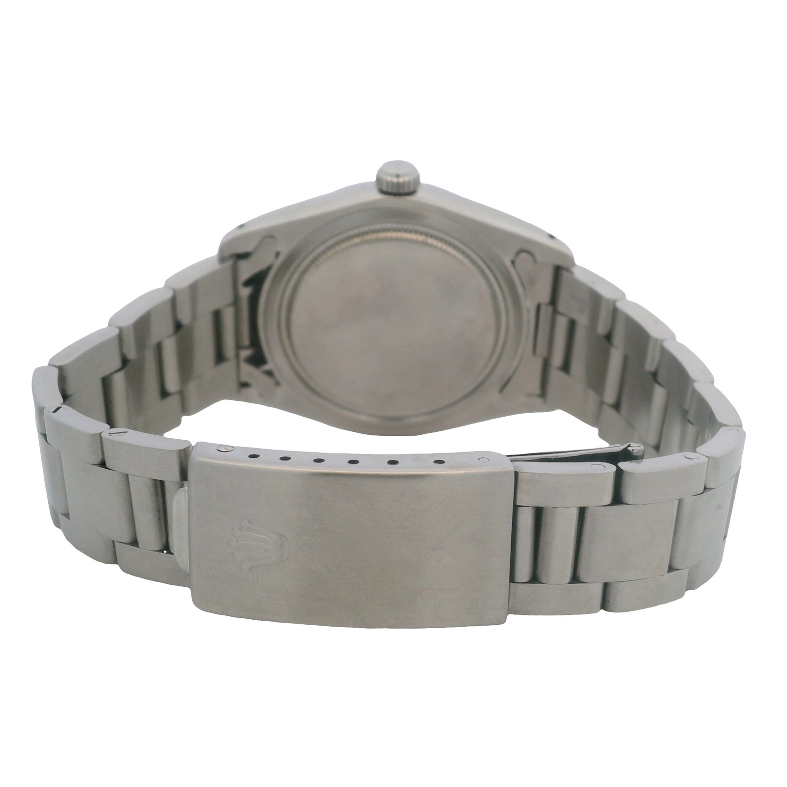 Rolex Oysterdate Precision 6694 34mm Silver Dial Vintage Steel Year 1983 Watch